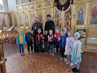 В храме Вознесения Господня дошкольников знакомят с православной культурой