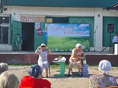 Над Ольшанкой звучали песни о Родине