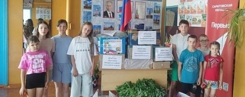 Алексеевцы помогают бойцам на передовой