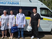 Выездная бригада медиков работала в Алексеевке