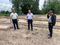 Благоустраивается сквер по улице Льва Толстого в Аркадаке