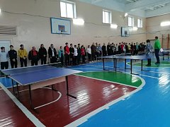 В Аркадакском районе прошли соревнования по настольному теннису