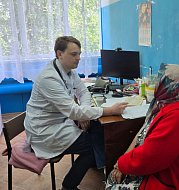 Выездная бригада медиков работала в Алексеевке