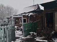 В селе Подгорном сгорел частный дом