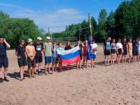 В Красном Яре состоялся районный турнир по пляжному волейболу, посвященный Дню России 