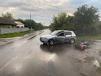 В воскресенье в Аркадаке  произошла ещё одна авария с  участием мопеда