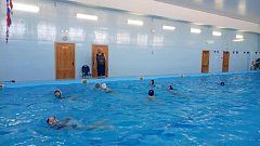 В аркадакском Дворце спорта прошли первые соревнования по водному поло