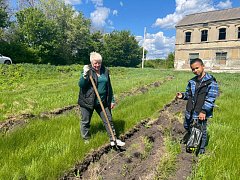 В Кистендее разбита аллея  Мира