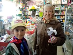 Аркадакские школьники – активисты акции «Голубь мира»