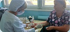 Специалисты районной больницы с рабочим визитом выехали в село Новосельское