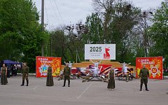 Великую радость по поводу юбилея Победы и великую скорбь по погибшим испытали участники торжественного митинга в Аркадаке