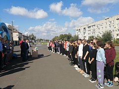 В Аркадаке прошла легкоатлетическая эстафета, посвящённая Дню города