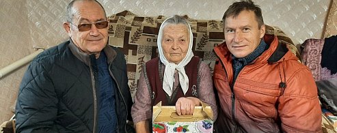 Анна Комкова из Семёновки отметила девяностолетний юбилей