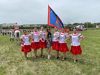 Аркадакский хореографический коллектив принял участие в казачьем фестивале