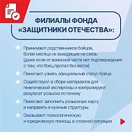 В Фонде «Защитники Отечества» помогают в поиске военнослужащих