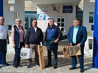 Первая школа города Аркадака получила в подарок электронный тир 