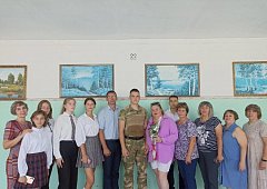 В городской школе №3 состоялась встреча с участником СВО Даниилом Юриным