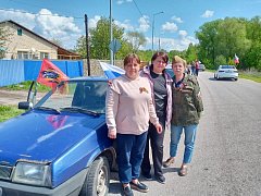В Аркадаке прошёл автопробег в честь 80-летия Великой Победы