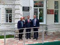 В Летяжевском санатории прошло открытие мемориальной доски, посвященной памяти его работников в годы Великой Отечественной войны