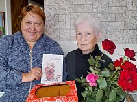 Жительница  села Росташи Нина Александровна Кудинова встретила свой восьмидесятый день рождения