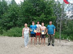 В Красном Яре прошли районные соревнования по пляжному волейболу 