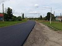 В селе Подгорном завершён ремонт участка сельской дороги по улице Центральная