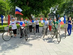 Велопробег в честь Дня России прошёл в Аркадаке