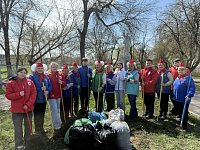 Межпоколенческий субботник устроили  в Аркадаке «пионеры» и «Первые»