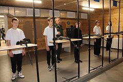 Школьники из Красного Знамени приняли участие в областных соревнованиях по пулевой стрельбе 