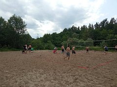 В Красном Яре прошли районные соревнования по пляжному волейболу 