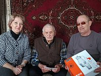 Житель села Памятка Николай Шурупцов отметил своё 95-летие