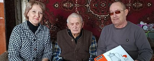 Житель села Памятка Николай Шурупцов отметил своё 95-летие
