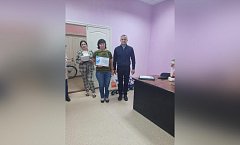 Почтальон из Подгорного Ирина Сухоребрикова получила Благодарность за добросовестный труд