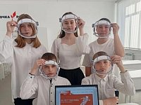 Ольшанские юные жители отметили 65 лет с момента первого полёта человека в космос 