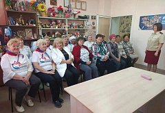 В Центре соцобслуживания населения Аркадакского района состоялась профилактическая встреча с участием специалистов Роспотребнадзора
