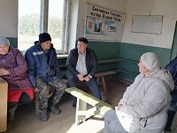 Жителям села Ольгино напомнили правила пожарной безопасности