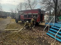 На территории Аркадакского района прошли противопожарные учения