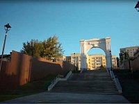 Новый спуск к Волге от Триумфальной арки открыт для саратовцев  