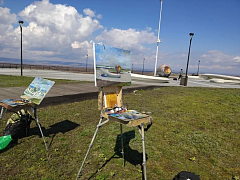 В Парке покорителей космоса развернулся первый «Космический пленэр»