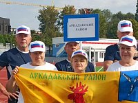 Аркадакские пенсионеры проявили силу духа и волю к победе на областной Спартакиаде
