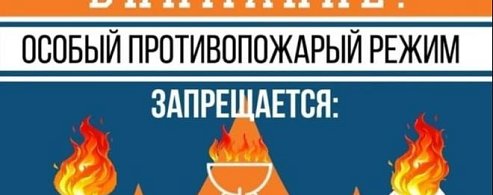 На землях лесного фонда продолжает действовать особый противопожарный режим